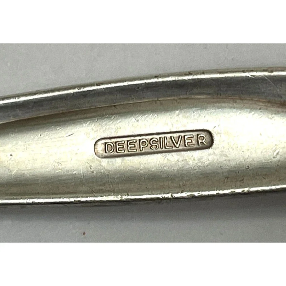 Holmes Edwards IS Deep Silver Woodsong Berry Serving‎ Spoon Silverplate USA Made
